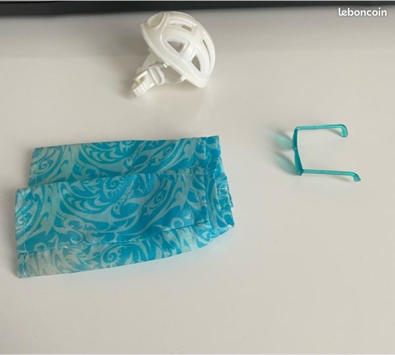Lot 3 accessoires poupée barbie ken (bleu et blanc) (image 3)