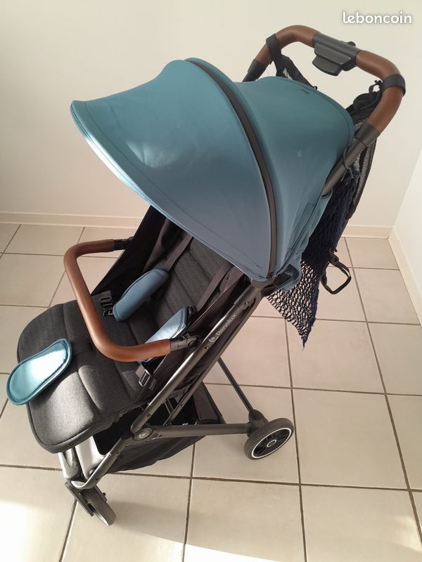 Poussette Bebe Orchestra Poussette Duo Théa En Gris Chiné/noir