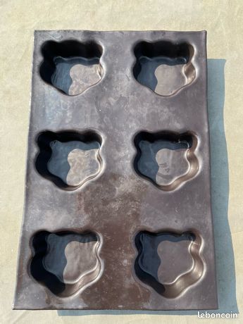 Moule en silicone en forme d'ours fait à la main gâteau de bonbons au