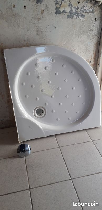 Bac a douche d'angle (image 1)