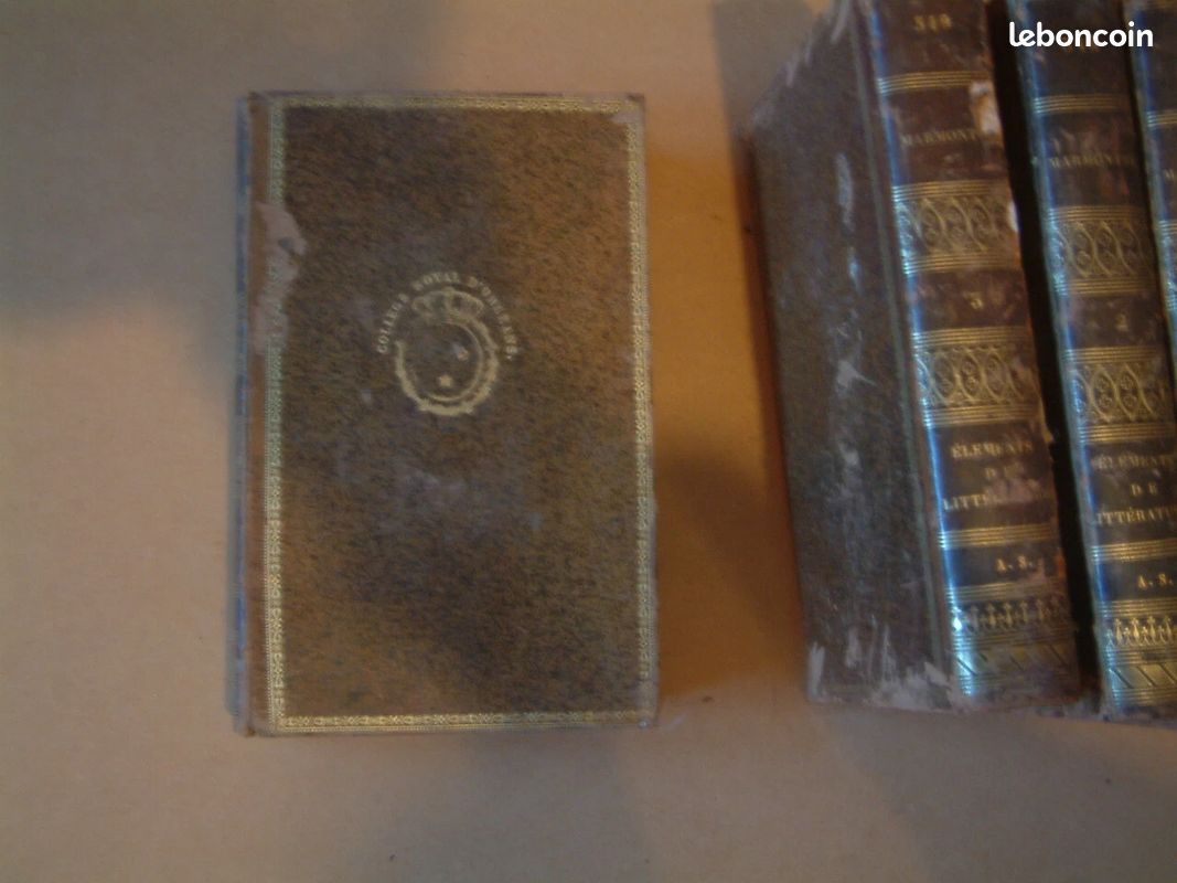 Elements de litterature par marmontel - en 4 tomes - chez verdiere 1825 (image 2)