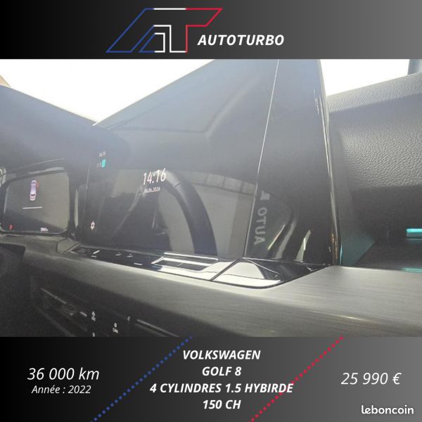 Volkswagen GOLF VIII 1.5 ETSI OPF 150CH STYLE DSG7 (image 18)