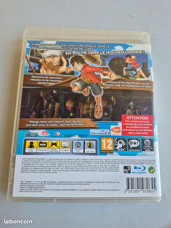 Jeu PS3 One Piece Pirate Warriors 2 - Complet - BLES01913 (image 3)