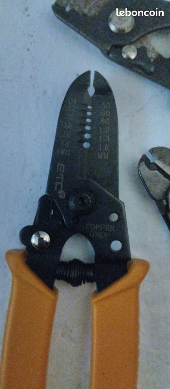 Lot de 3 pinces à dénuder fibre optique câble jarretière outils technicien Telecom (image 4)