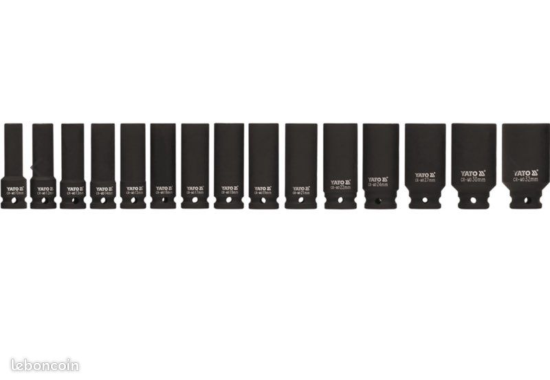 Yato YT-1268 Jeu De Douilles En Coffret 94 Pièces Avec 2 Cliquets De 1