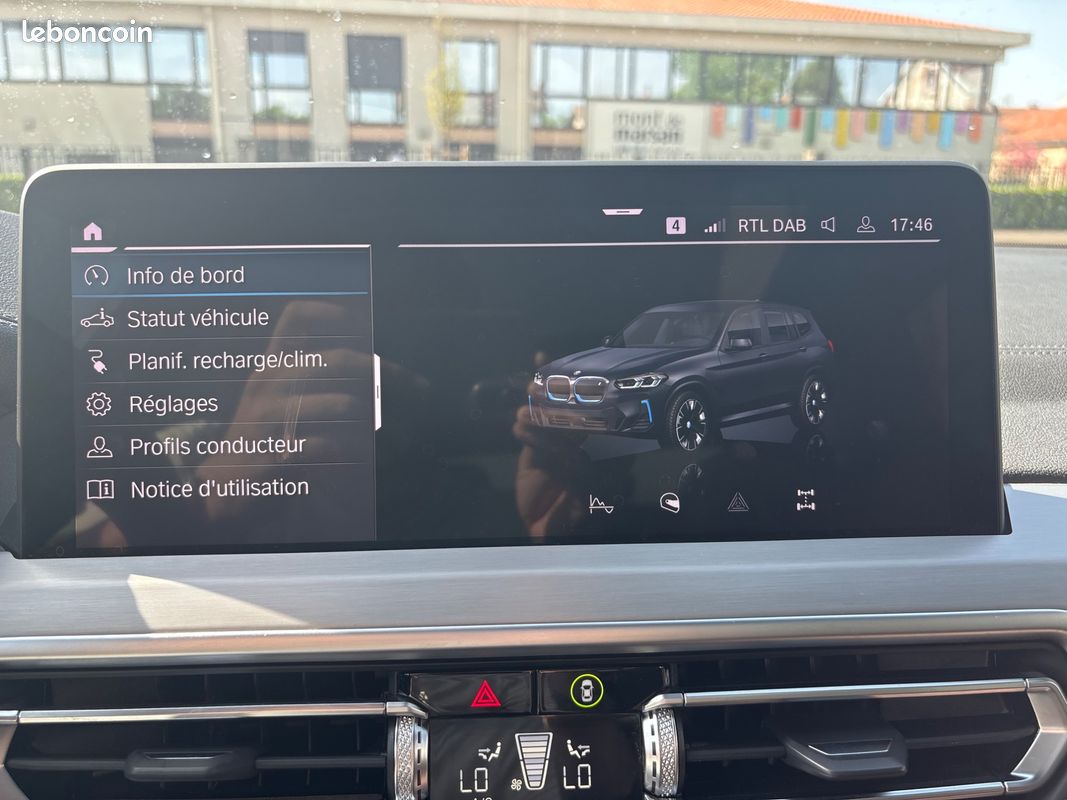 Bmw ix3 electric 285 ch pack m sport 109ppm 80kwh impressive bva / suivi bmw / toit ouvrant / carplay (image 26)
