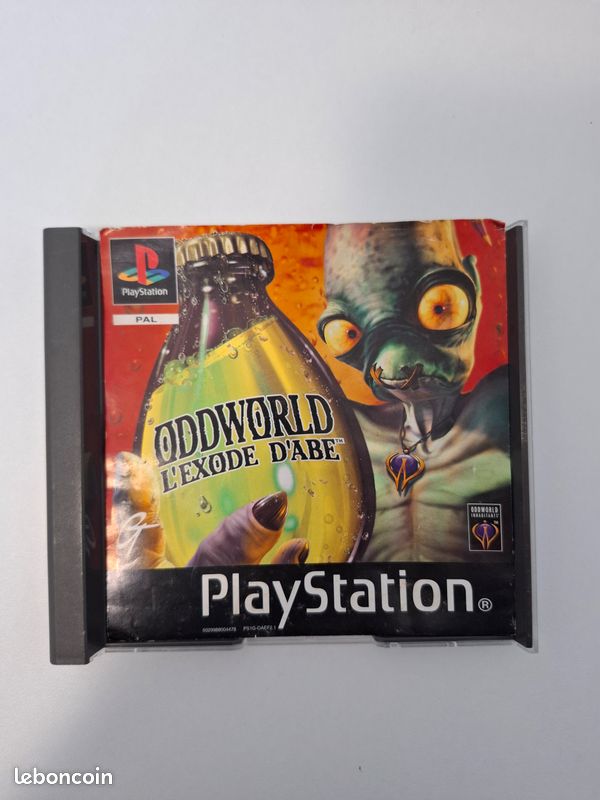 Jeu Playstation 1 PS1 VF Oddworld avec notice Envoi rapide et suivi