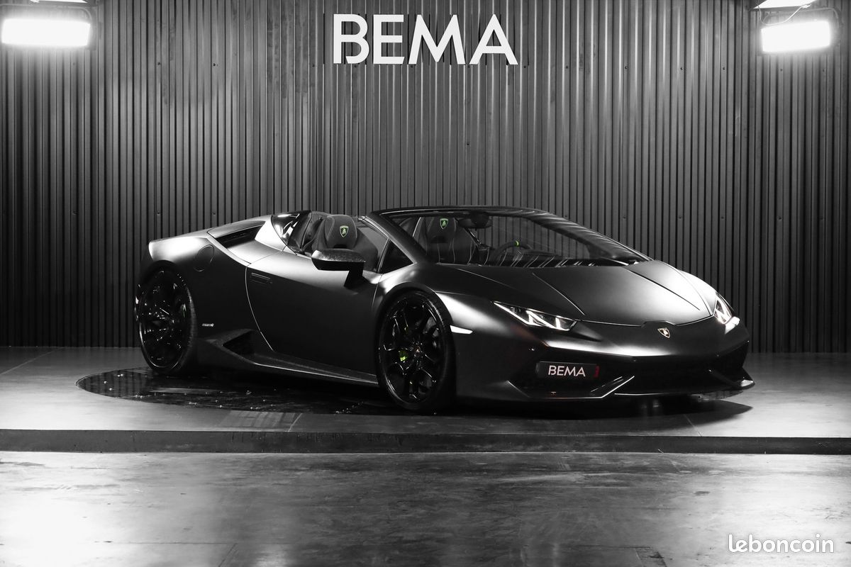 LAMBORGHINI HURACÁN SPYDER LP610-4 V10 610cv | Malus payé | Lift | Freins céramique | Suspension magnéto | À partir de 1689/mois (image 1)
