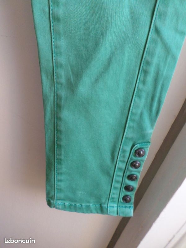 Jeans vert t. 36 creeks (image 5)