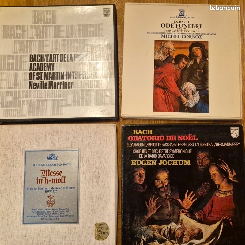 Jean Sébastien Bach en 16 disques vinyles (image 1)