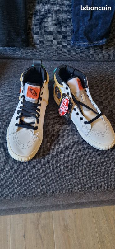 Vans Sk8-Hi MTE NASA Space Voyager Blanches Chaussures