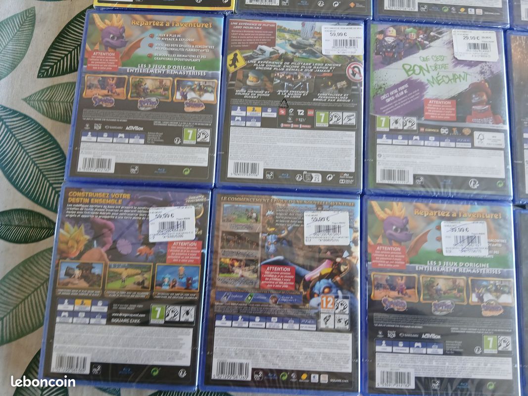 Lot De 15 Jeux Vidéo PC Neufs Sous Blister - Action, Stratégie, Sport...