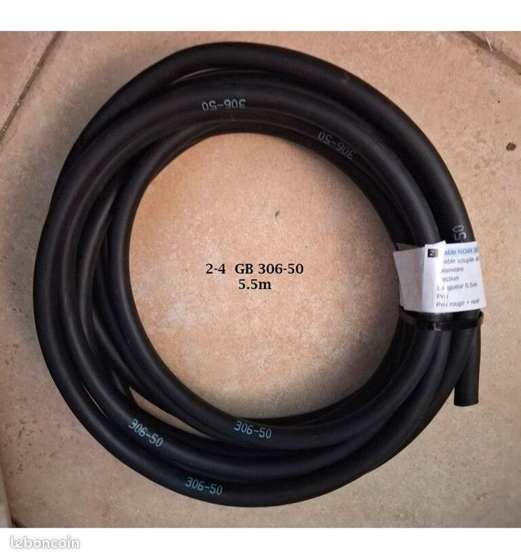 MESBRICO - Câbles de raccordement Rouge/Noir pour Batterie - Neufs O_261 (image 5)