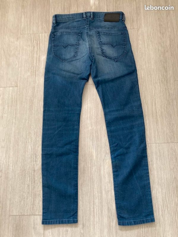 Jeans Diesel Thommer Stretch - Taille 40, Slim Bleu, Occasion Bon état