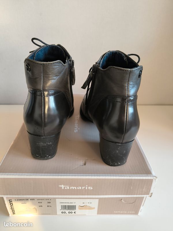 Bottines cuir Tamaris (image 4)