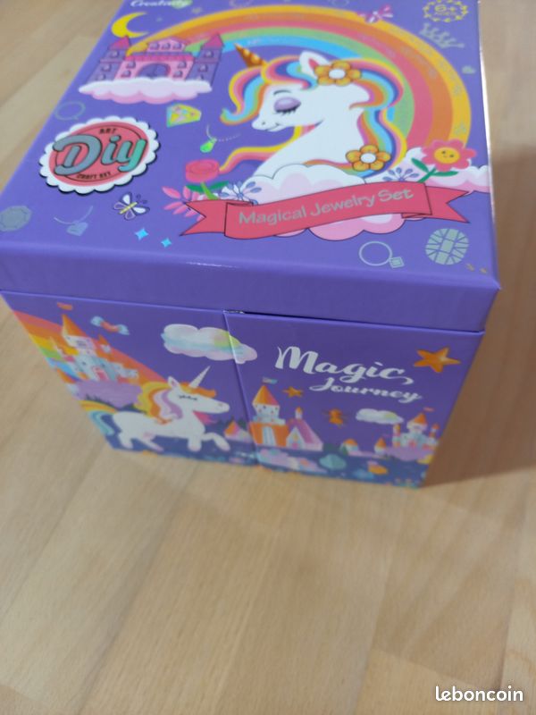 🦄 Coffret à bijoux licorne et kit de création bijoux (image 8)