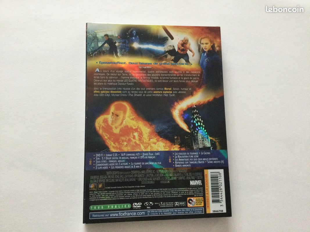 Les 4 fantastiques - Édition collector - 2 DVD (image 2)