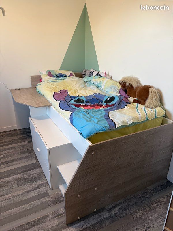 Lit bureau 1 personne (image 1)