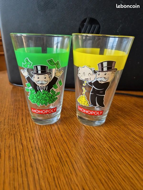 Verres monopoly - Arts de la table