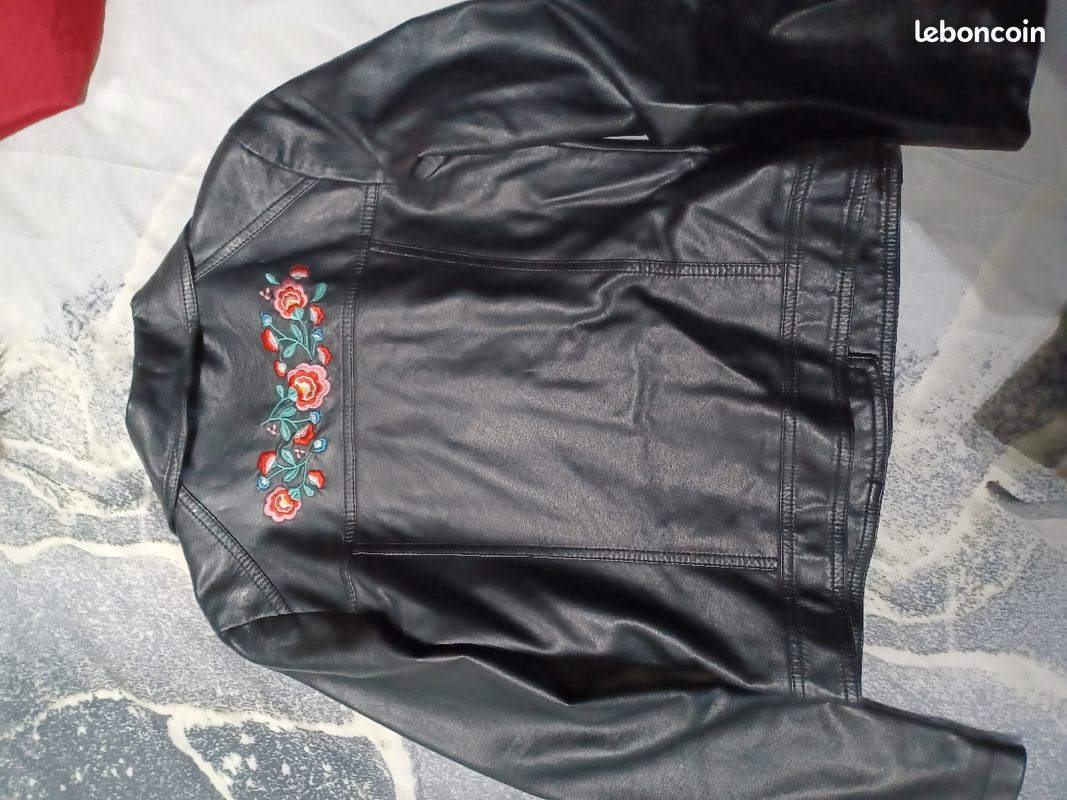 Veste imitation cuir fille 14 ans (image 2)
