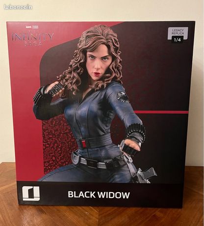 Statuette - MARVEL - Black Widow - Résine - Noir - Unisexe - Jeux - Jouets