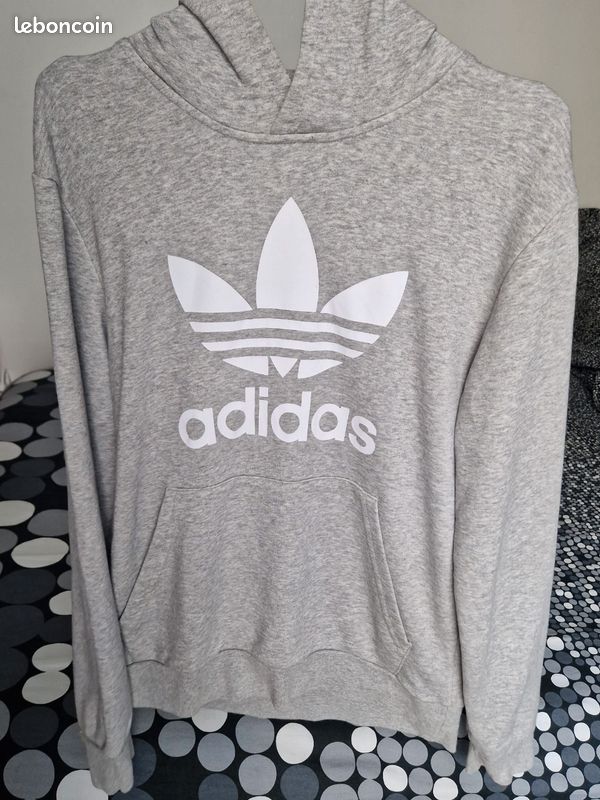 👟 Sweat à capuche Adidas Originals gris – Taille XS/S homme