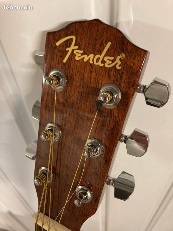 Pack Guitare Folk acoustique Fender CF-60 TBE (image 3)