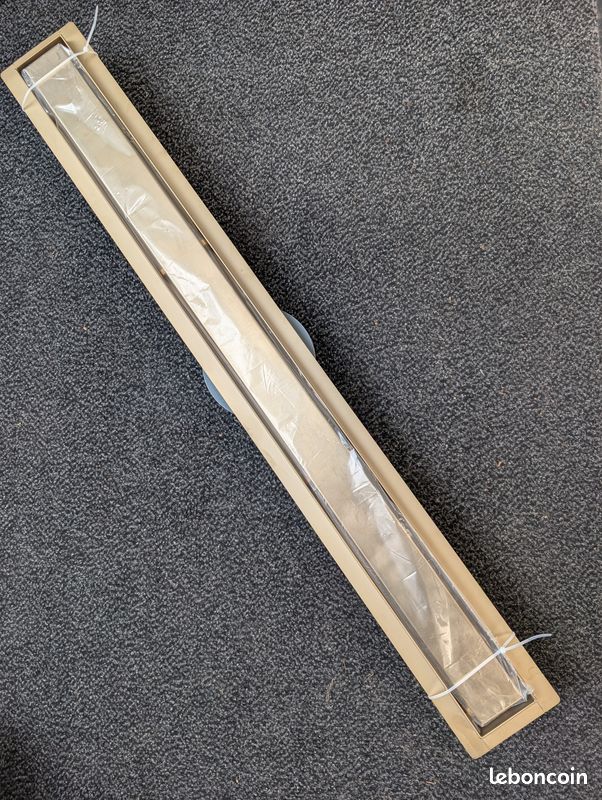 Caniveau de douche linéaire REA Neox Pro 90 cm – Or brossé (image 2)