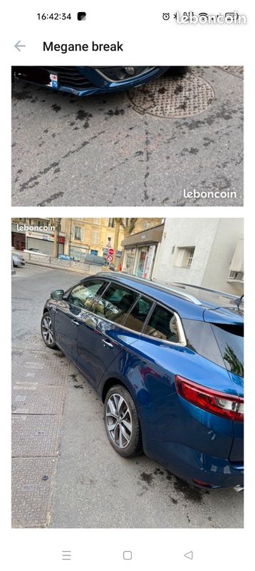 🚗 renault mégane iv estate intens 1.6 dci 165 edc – bleu nuit – très bien optionnée (image 1)