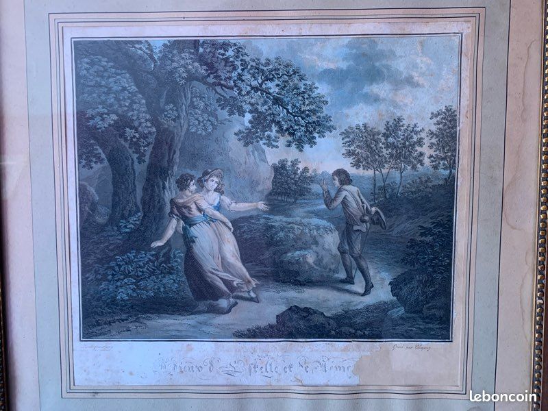 GRAVURE XIXE ANTIQUITÉ mythologie Musée du Louvre salle du Centaure art