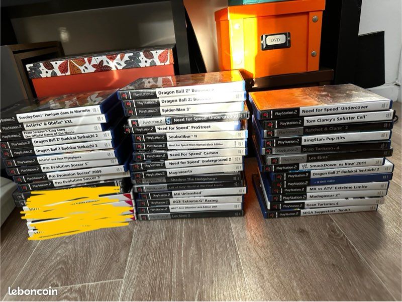 Lot de 38 jeux ps2 (image 1)