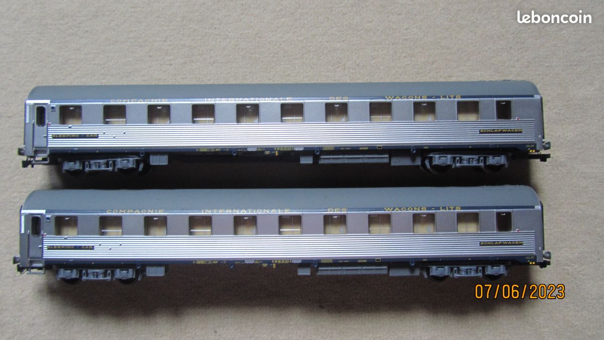 Voitures sleeping-car ls model 3 rails ou 2 rails au choix (image 1)