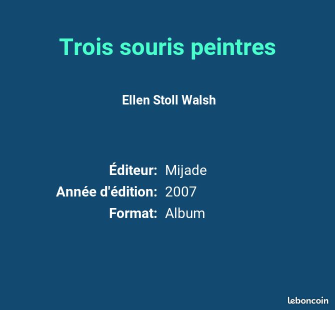 Trois souris peintres - Ellen Stoll Walsh (image 2)