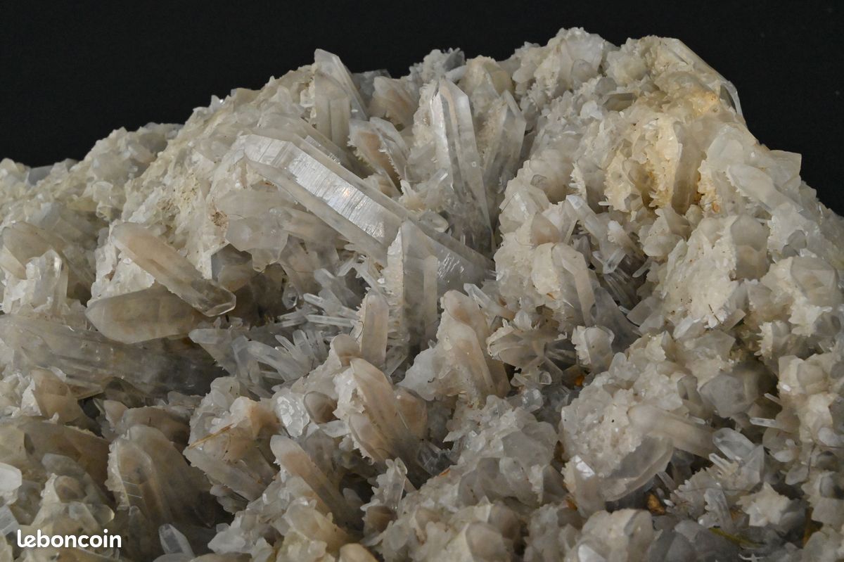 Amas de cristaux de Quartz Chamonix France 8,8 kg minérale Collection (image 12)