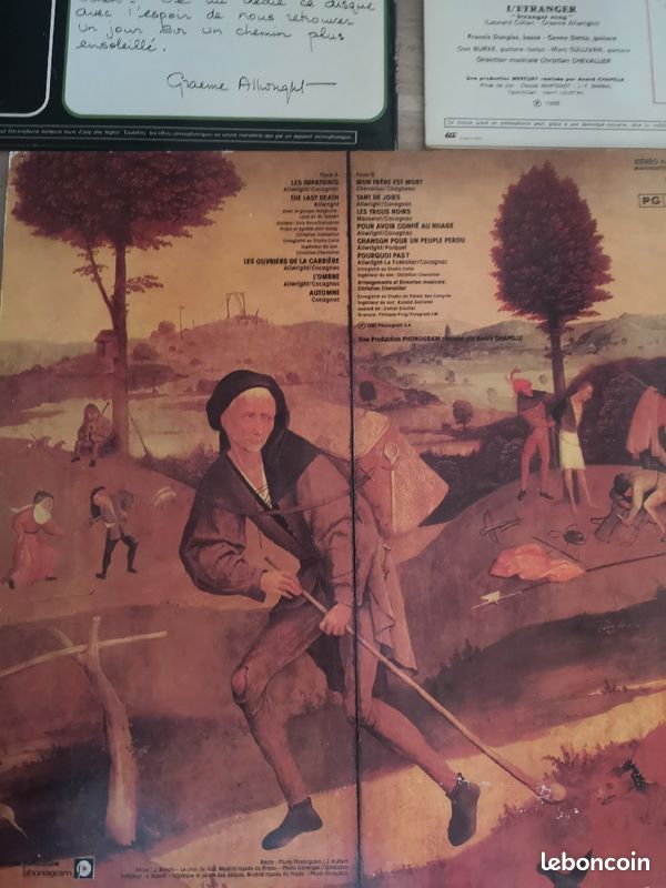 3 albums Graeme Allwright Vinyls en état impeccable (image 4)