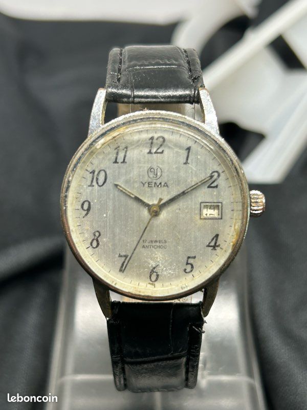 Montre Mécanique Homme Yema Vintage – État De Collection – Non Testée