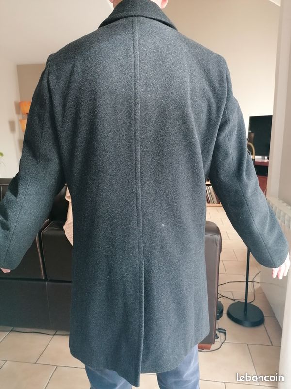 Veste Blazer Homme Vintage En Laine - Taille 48R UK (équivalent 58 EU) - Gris - Parfait état