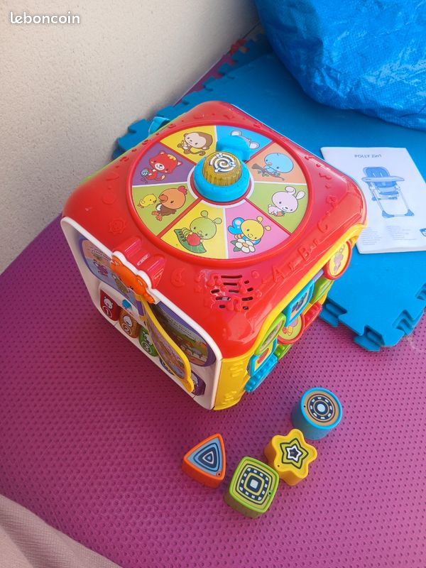 Cube multifonction musical motricité avc cubes 5mois 3ans (image 2)