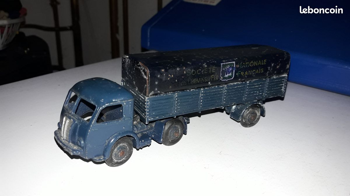 Dinky Toys Panhard & Semi-remorque SNCF 575 – Jantes Concaves – État Proche Neuf