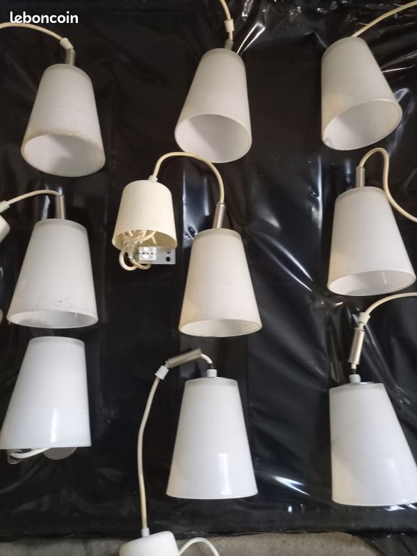 Lot de 9 luminaires plafond (image 1)