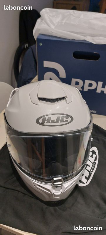 Casque Moto HJC RPHA 70 Carbone Blanc - Taille M - Neuf - Prix Conseillé 349€