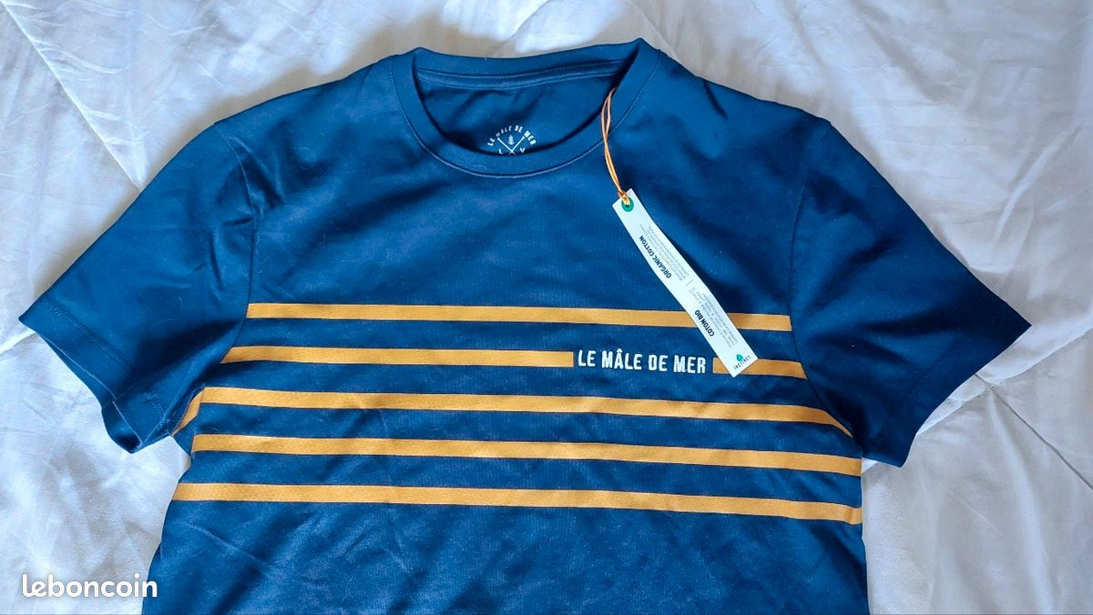 Débardeur Bleu à Bouclettes BONOBO - Taille M, Occasion Très Bon état, Pour L'été