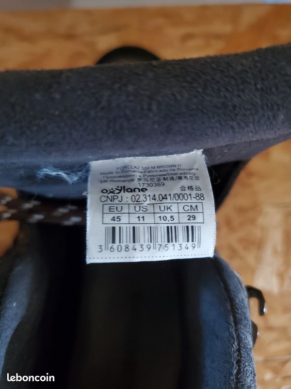 Chaussures de randonnée FORCLAZ 500 (image 5)