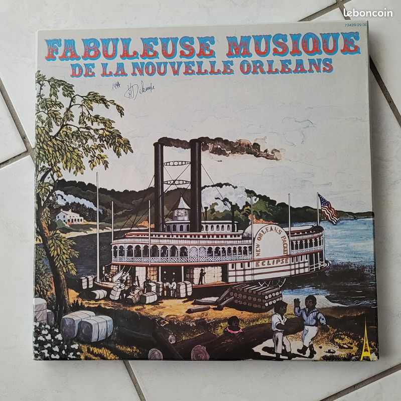 Coffret de 3 vinyles 33 tours - Fabuleuse musique de la Nouvelle Orléans (image 1)