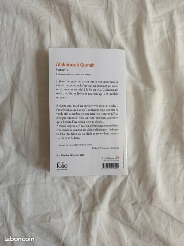 Livre Abdulrazak Gurnah (image 3)