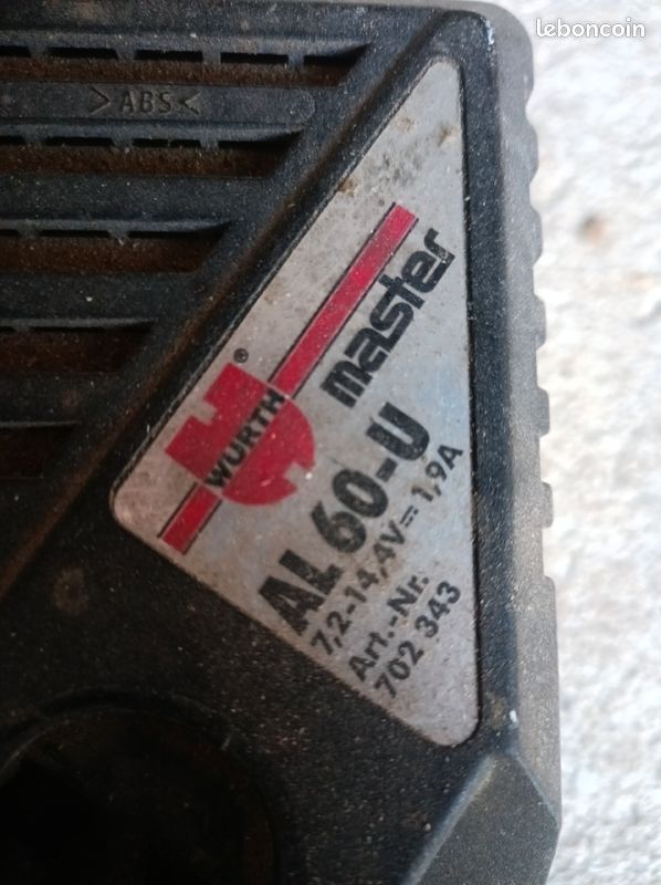 Chargeur Wurth 7,2 v - 14,4 v à 10 (image 2)