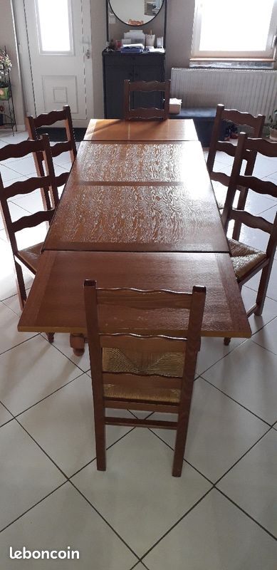 Table et chaises urgent prix ferme (image 1)