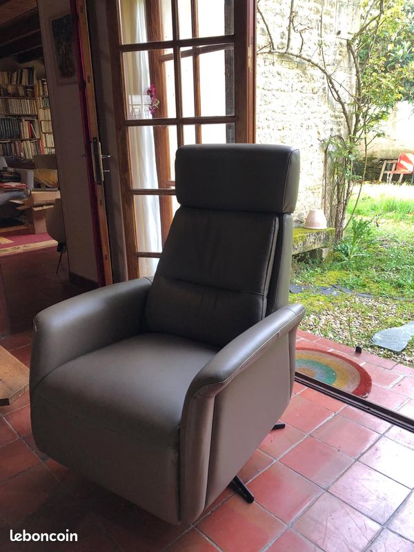 Fauteil Indiana Cuir Toffee (image 1)