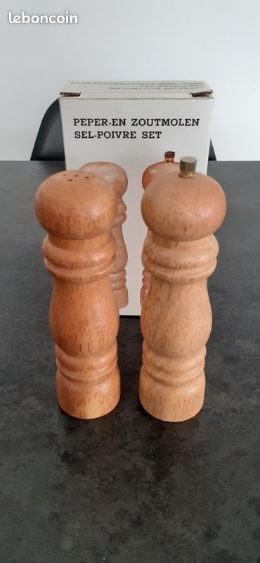 Moulin à Poivre Et Salière Transparent – Lot élégant En Plastique 2 Pièces