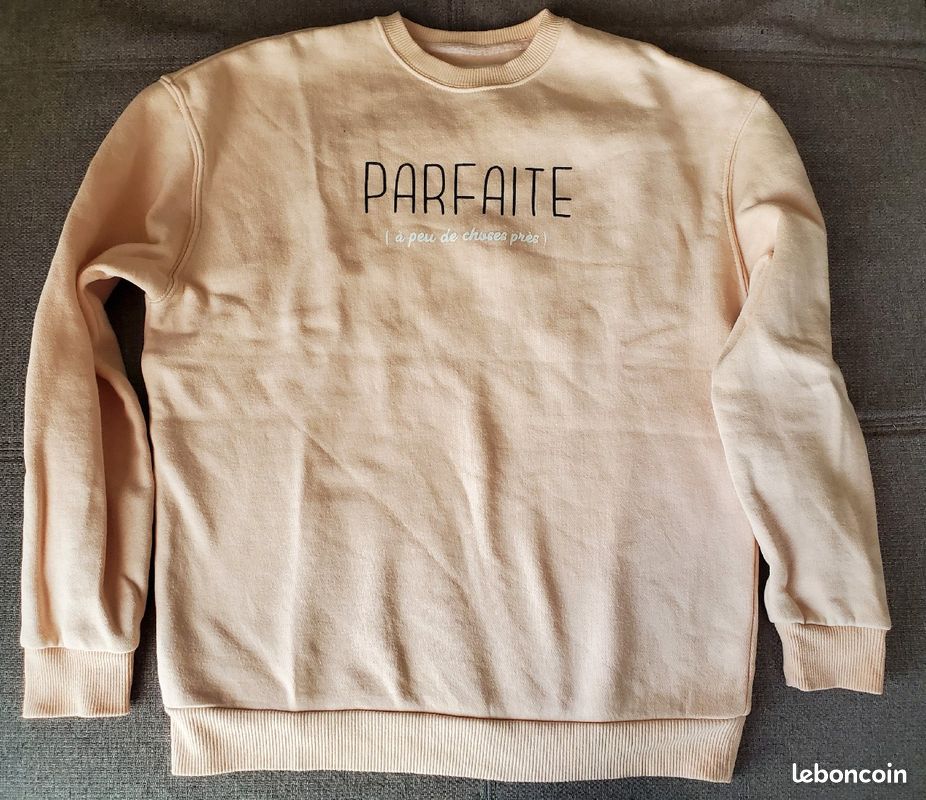 Sweat XS rose pâle (image 1)